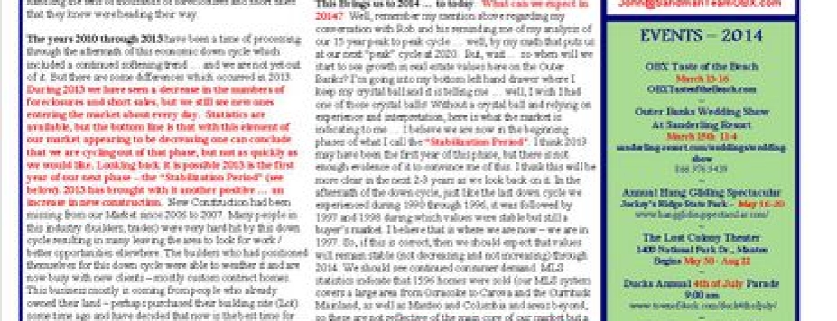 Outer Banks News (OBN) Newsletter Sandman 2014 Page 1 Article Page Backside Rights600x600